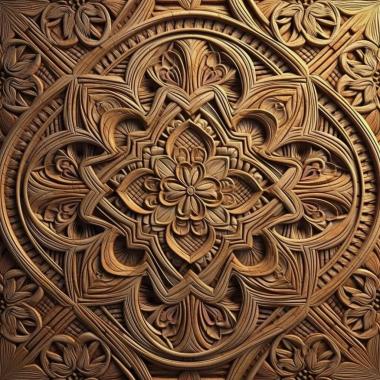 Patterns and decorations stl pattern 4 3d model